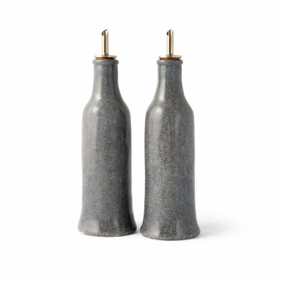 KaiserCraft Lake House Olje- og Eddiksett Slate 2pk