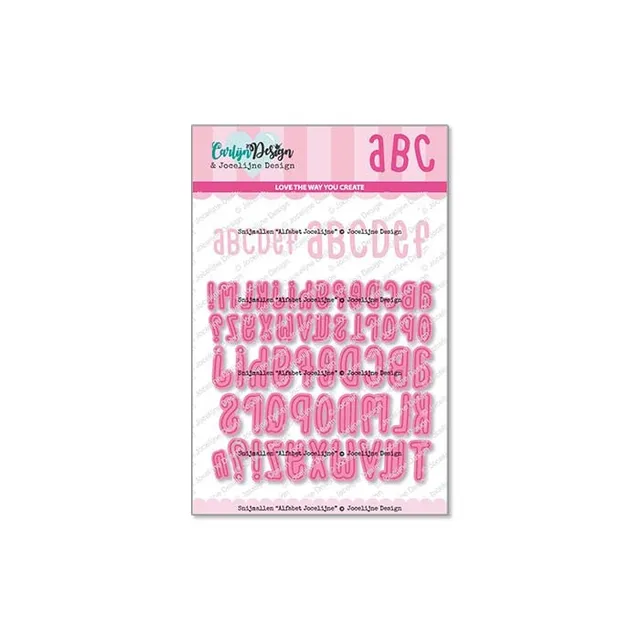 CarlijnDesign Alfabet Jocelijne dies CDJD-0033 2 sett