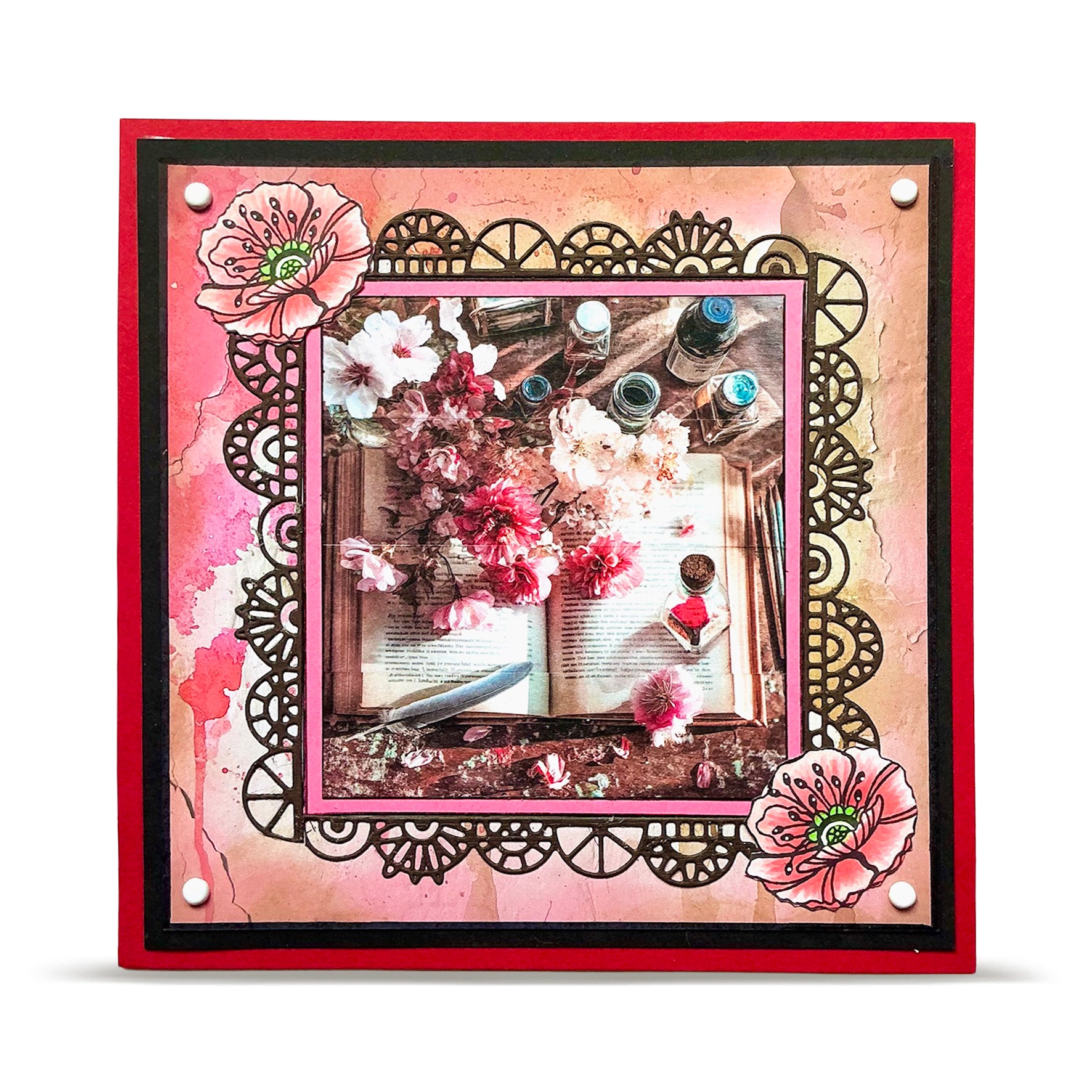 Aall and Create MT-157 washi tape Feathered Words 25mm