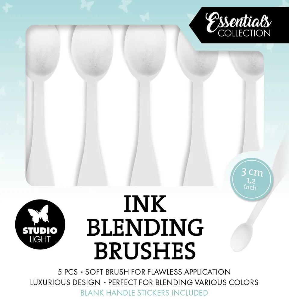 Studio Light Essentials Blending Brushes myk kost 5 stk 3 cm