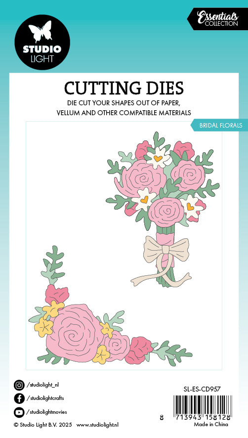 Studio Light Essentials Bridal Florals dies blomster