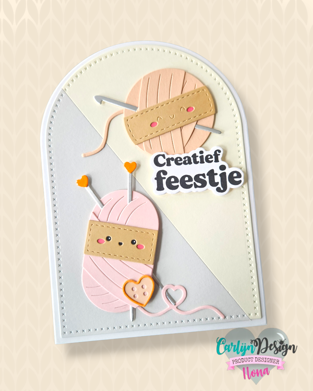 CarlijnDesign Whimsical Woolies CDSN-0353 dies garn