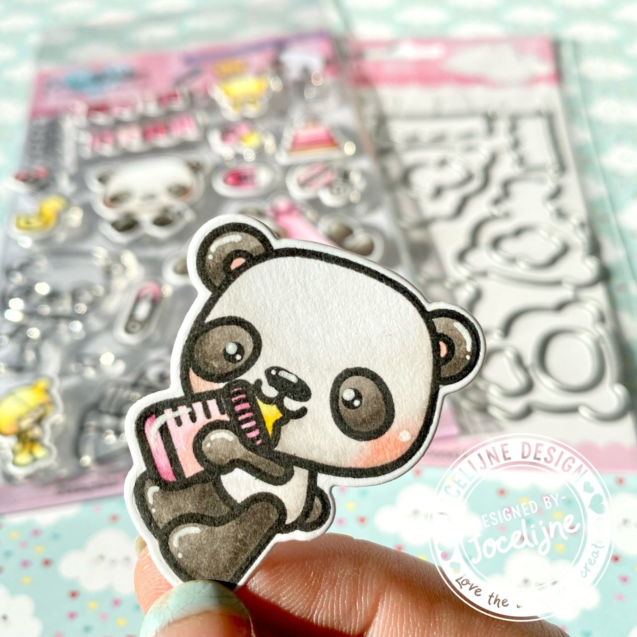 CarlijnDesign Baby Panda CDJD-0025 dies babykort