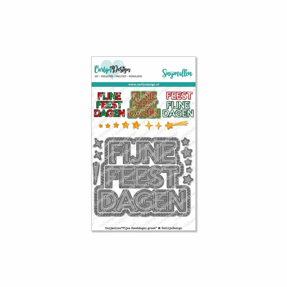 CarlijnDesign CDSN-0065 Fijne feestdagen dies jul