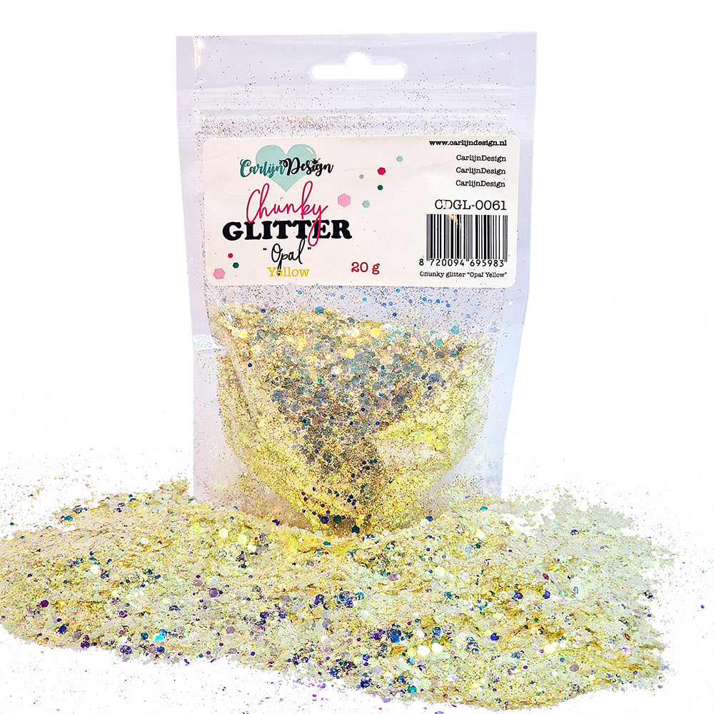 CarlijnDesign Chunky glitter Opal COMBO 10x20 g opalshine