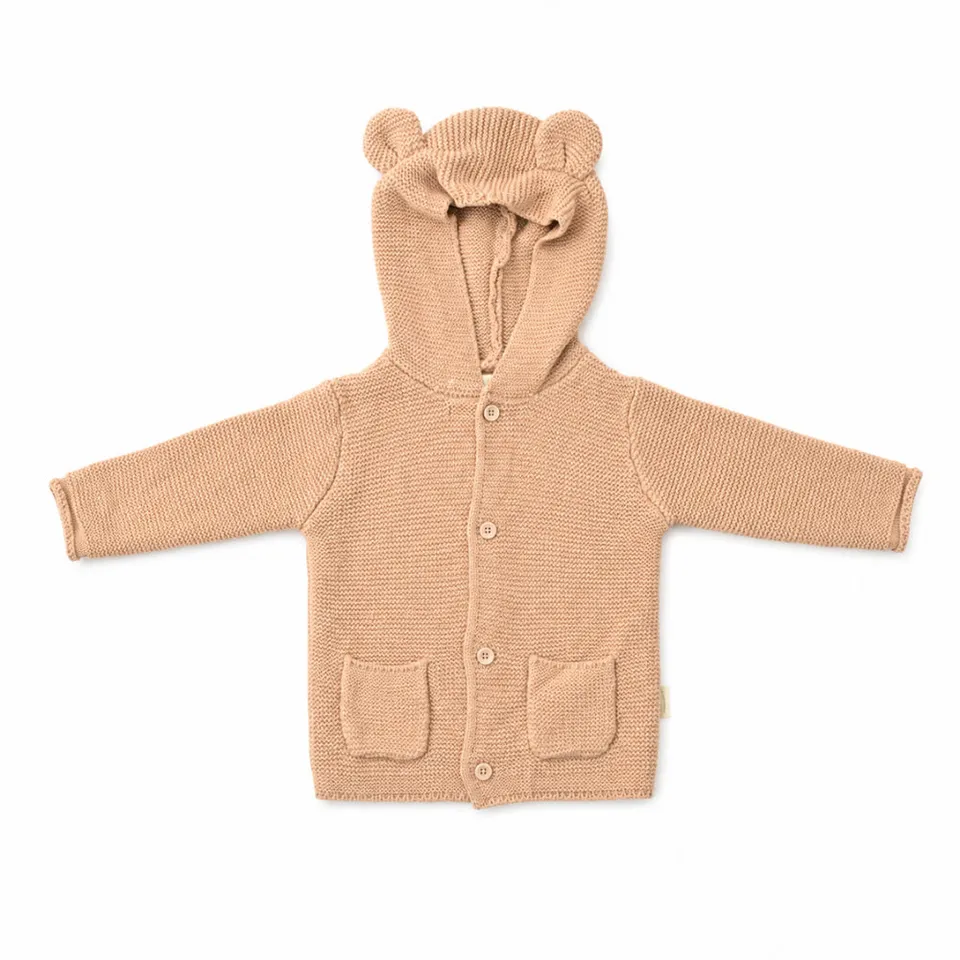 KaiserCraft Story Time Baby Knitted Cardigan strikkejakke nøytral 0-6M – bomull