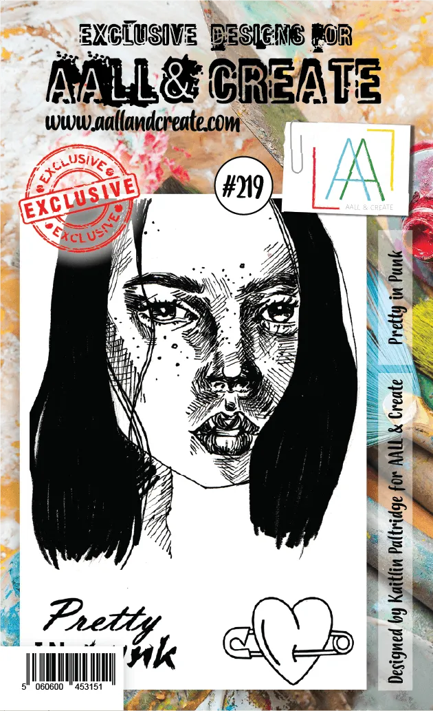 AALL & Create #219 Pretty In Punk stempelsett A6 punk