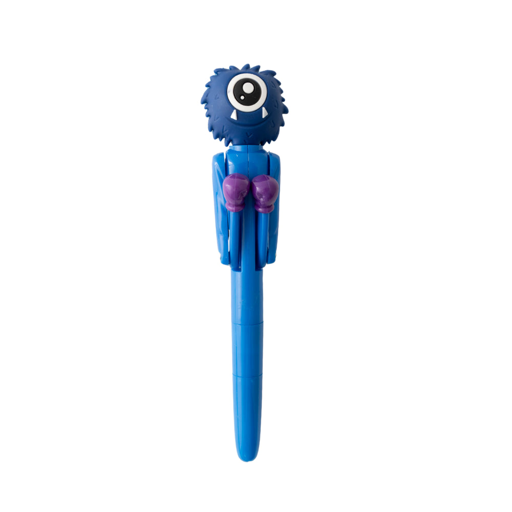 KaiserCraft Creative Club Kids Novelty Pen penn monster blå