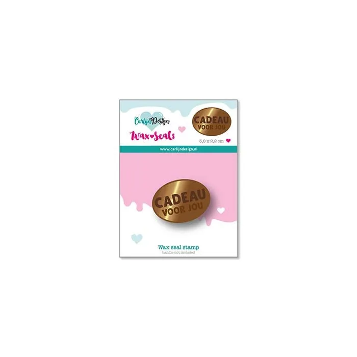 CarlijnDesign Waxzegel CDWX-0073 waxsegl gave til deg 1-pk oval