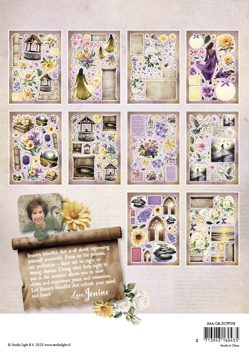 Studio Light Growing Blooming Paper elements dieskutt 20 ark