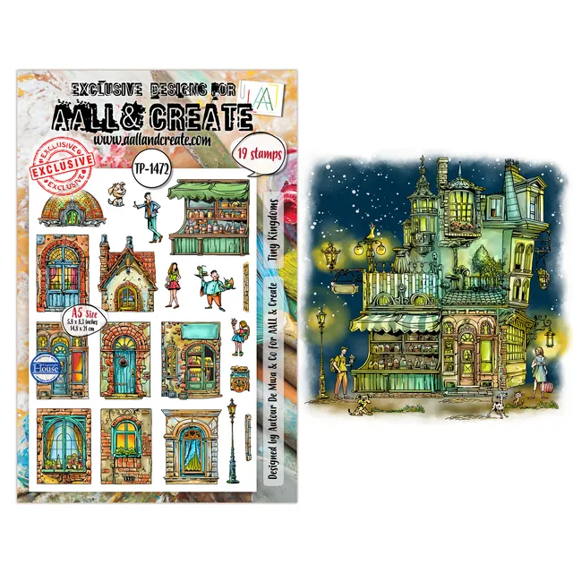 AALL & Create TP-1472 Tiny Kingdoms stempelsett A5