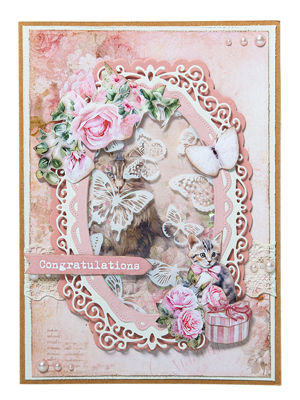 Studio Light A Cat's Secret Paper Elements papirblokk 20 ark katt