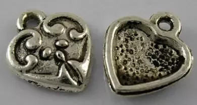 Korthobby Hjerte metallpynt