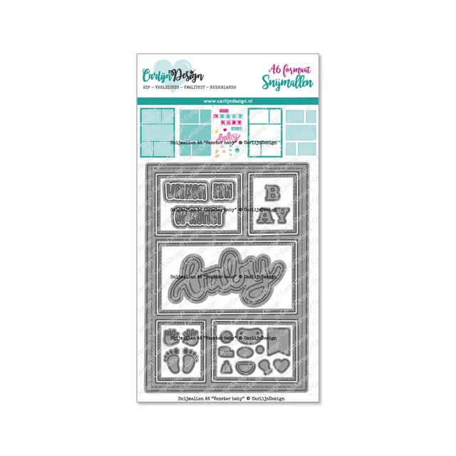 CarlijnDesign Venster Baby CDSN-0149 dies A6 baby