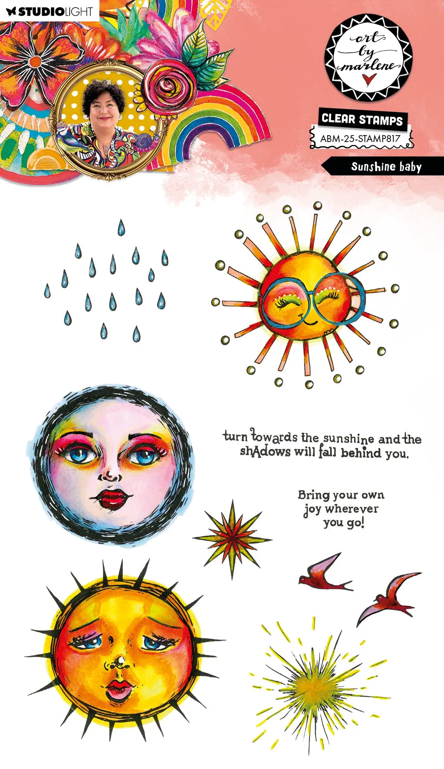 Art by Marlene 2025 Sunshine Baby stempel