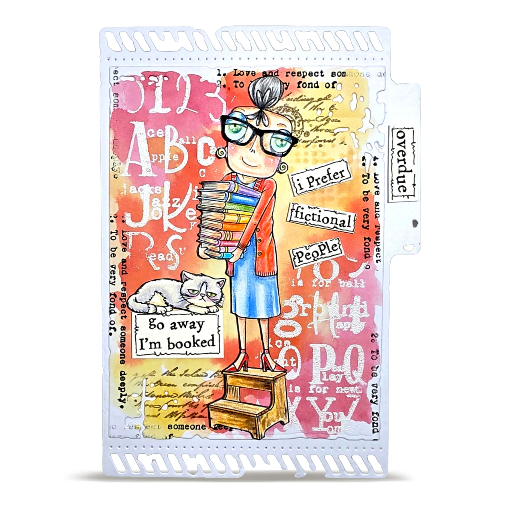 AALL & Create TP-1433 Dee is Booked stempelsett A7