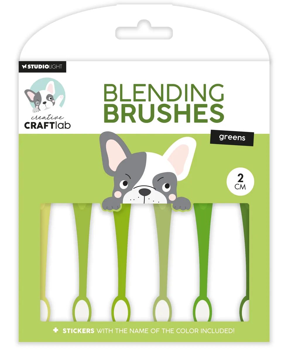 Creative Craftlab Essentials blendingbørste grønn myk
