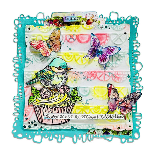 Aall and Create TP-1139 stempelsett A7 Birdy Bliss