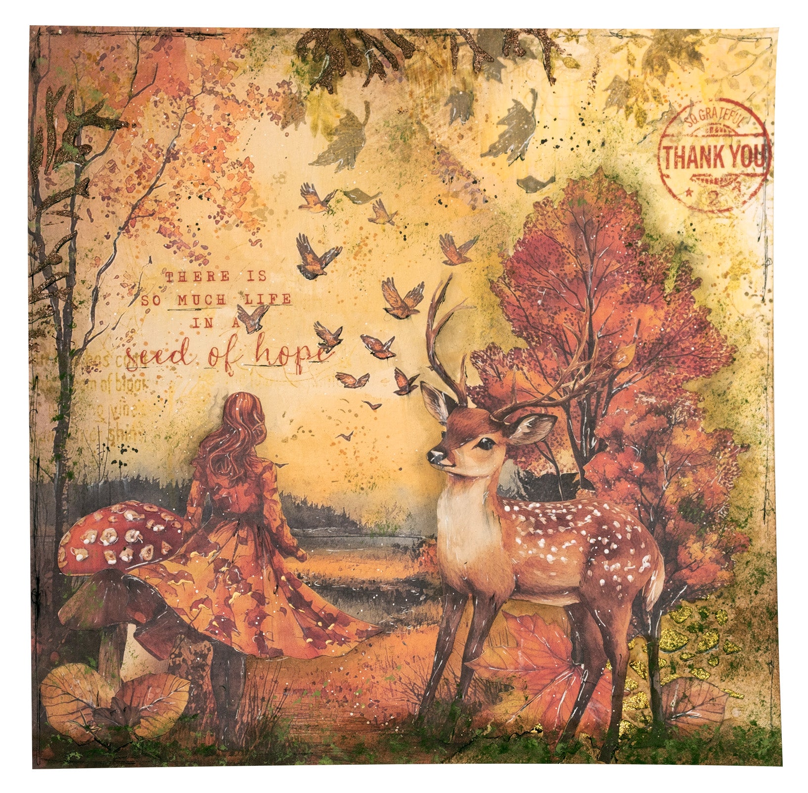 Studio Light Jenine Mindful Art Autumn Woods papirblokk 36 ark
