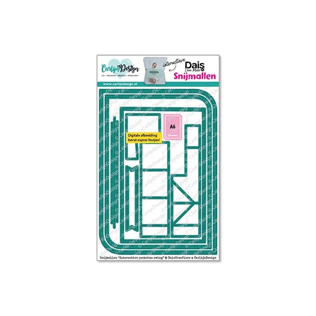 CarlijnDesign Peekaboo Swing CDSN-0356 dies A6 interaktiv