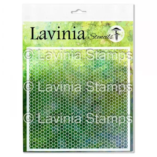 Lavinia Honeycomb sjablong bikubemønster