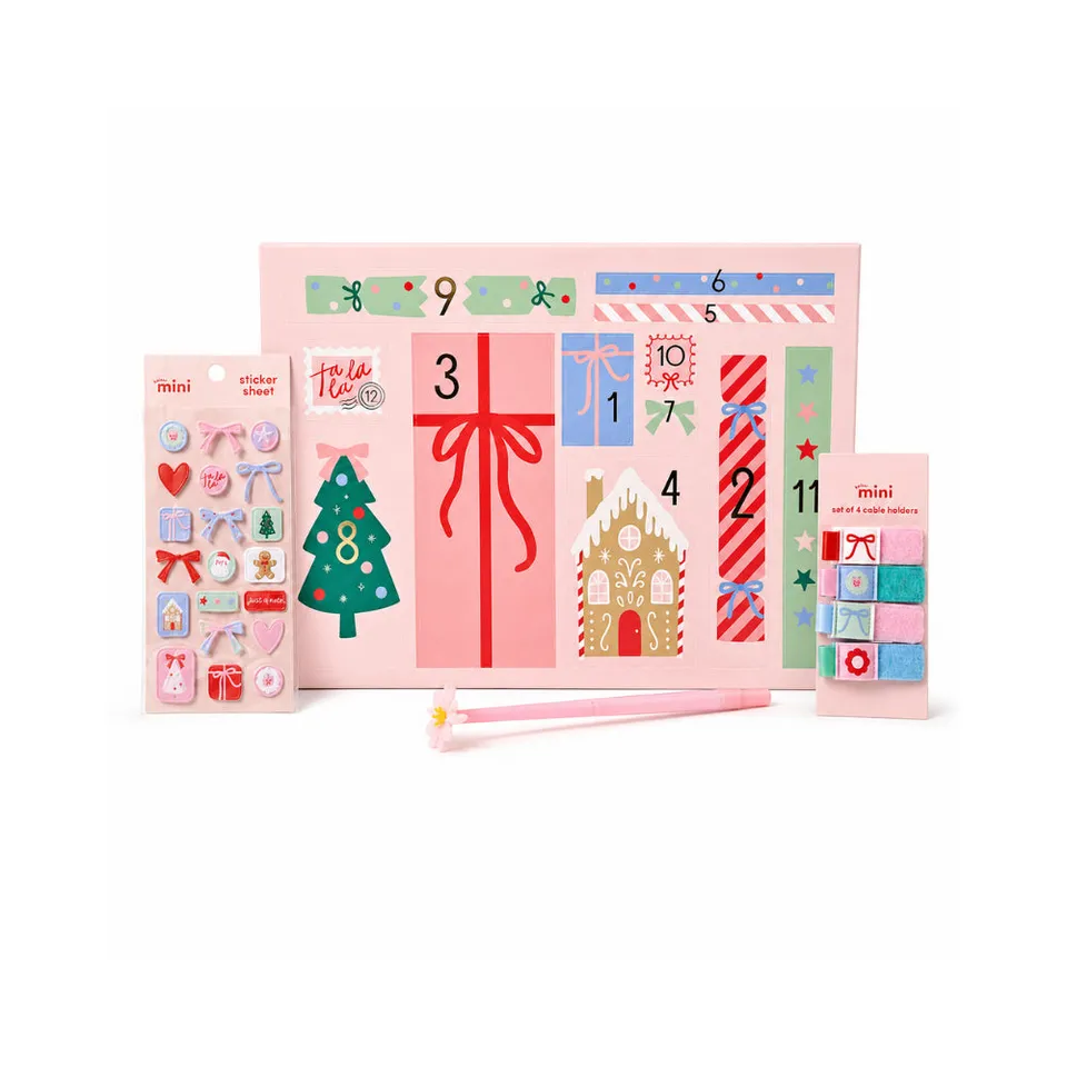 KaiserCraft Christmas adventskalender skrivesaker 12 luker