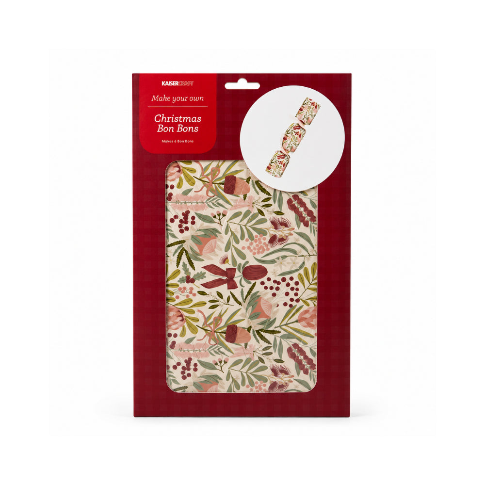 KaiserCraft Christmas Make Your Own Bon Bons bordbonbon berry flora 6-pk