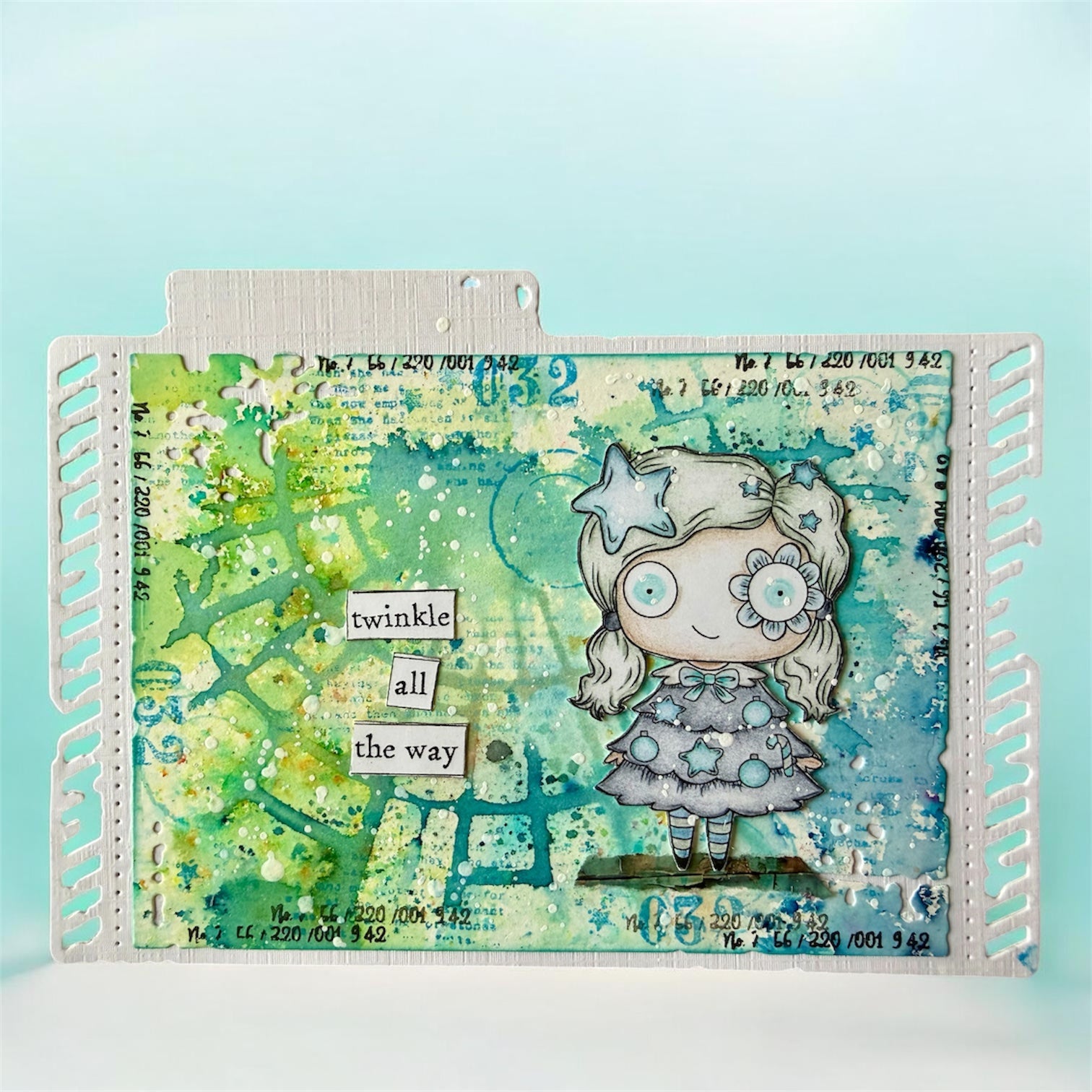 Aall and Create TP-1393 Sparkle Season stempelsett A7 jul