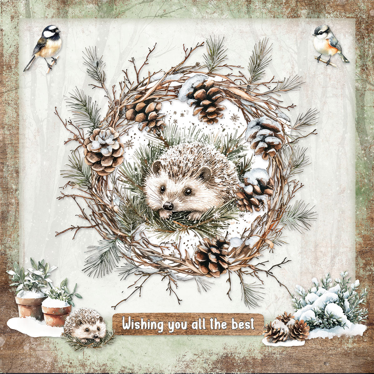 Studio Light Essentials Winter Woodland papirblokk 14 ark