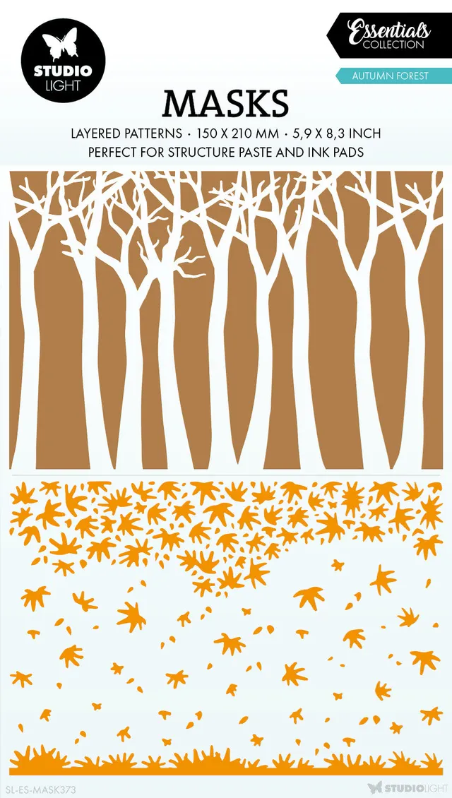 Studio Light Essentials maske Autumn Forest 15x21 cm