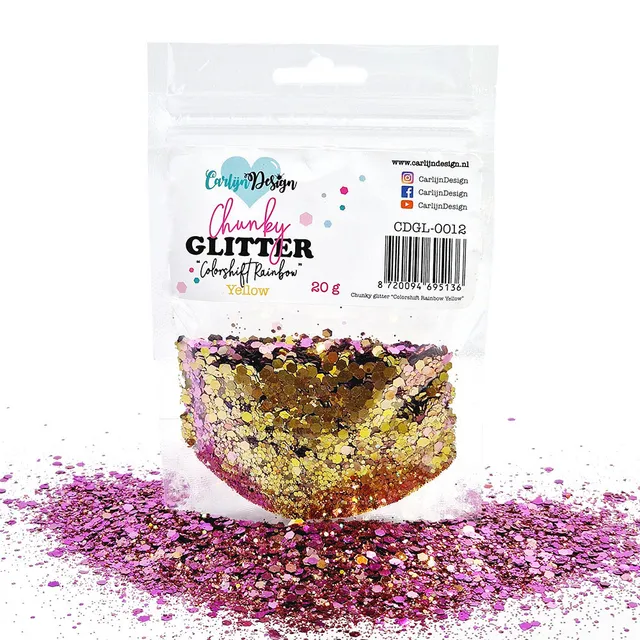CarlijnDesign Chunky Glitter CDGL-0012 glitter 20g colorshift
