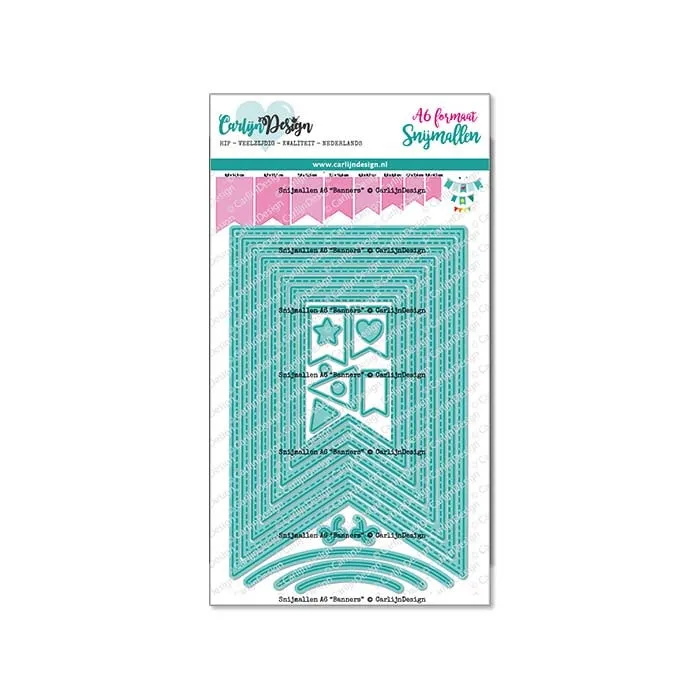 CarlijnDesign A6 Banners CDSN-0194 dies banner
