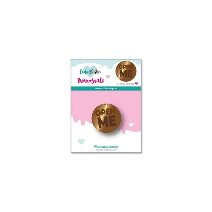 CarlijnDesign Waxzegel 48 CDWX-0077 voksstempel open me løs