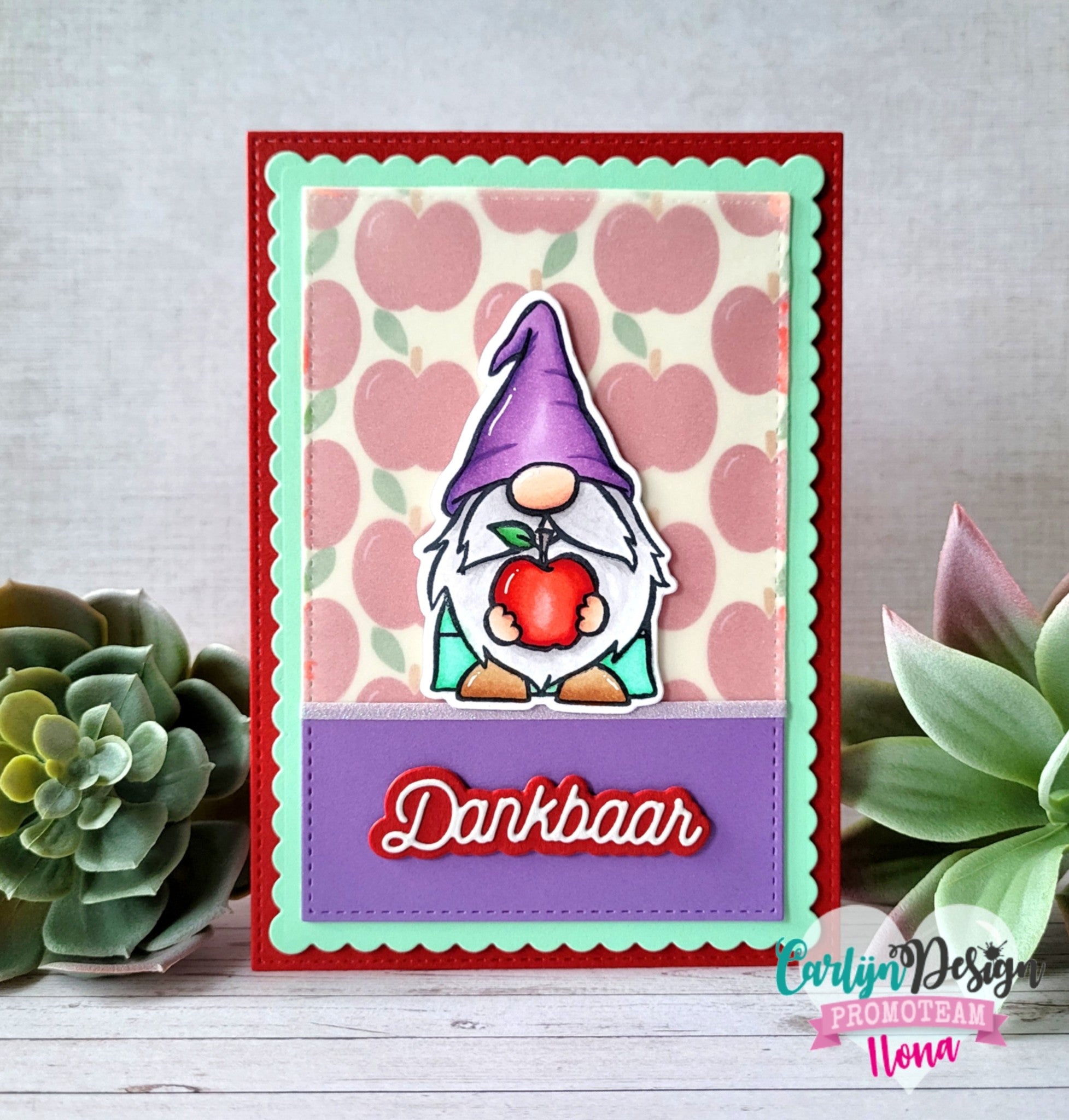 CarlijnDesign Gnome Man CDST-0092 stempel nisse