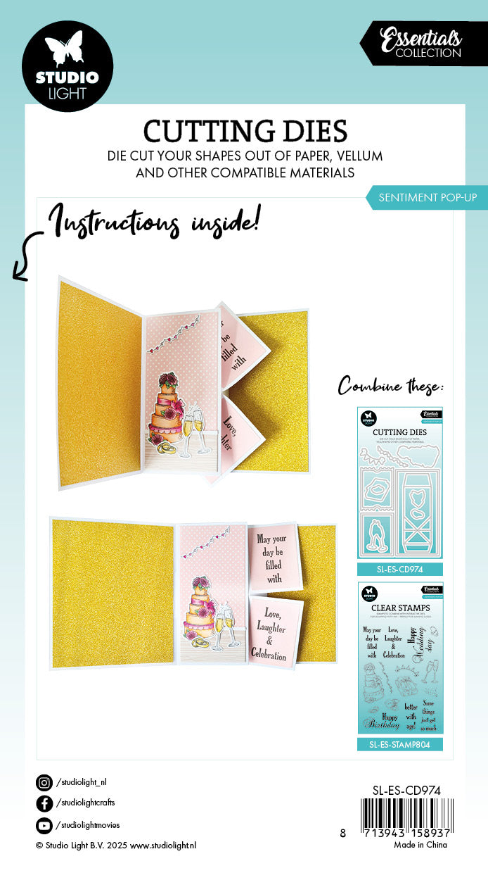 Studio Light Essentials Turning Pop-out kuttdie interaktiv