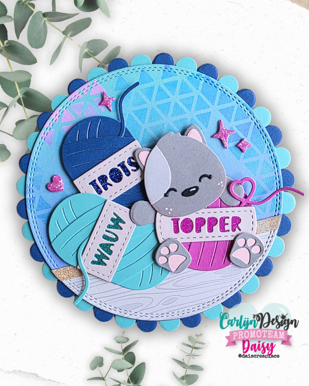 CarlijnDesign Whimsical Woolies CDSN-0353 dies garn
