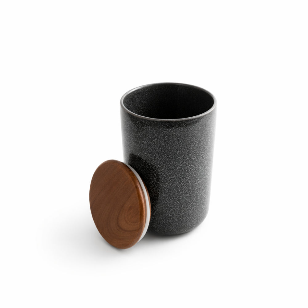 KaiserCraft Lake House Slate Speckle krukke stor keramikk