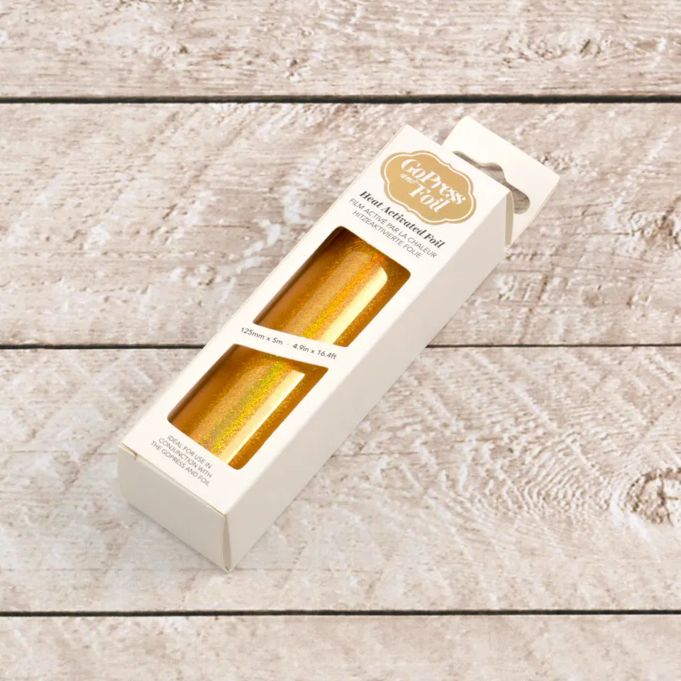 Couture Creations GoPress and Foil folie gold iridescent 125mm x 5m