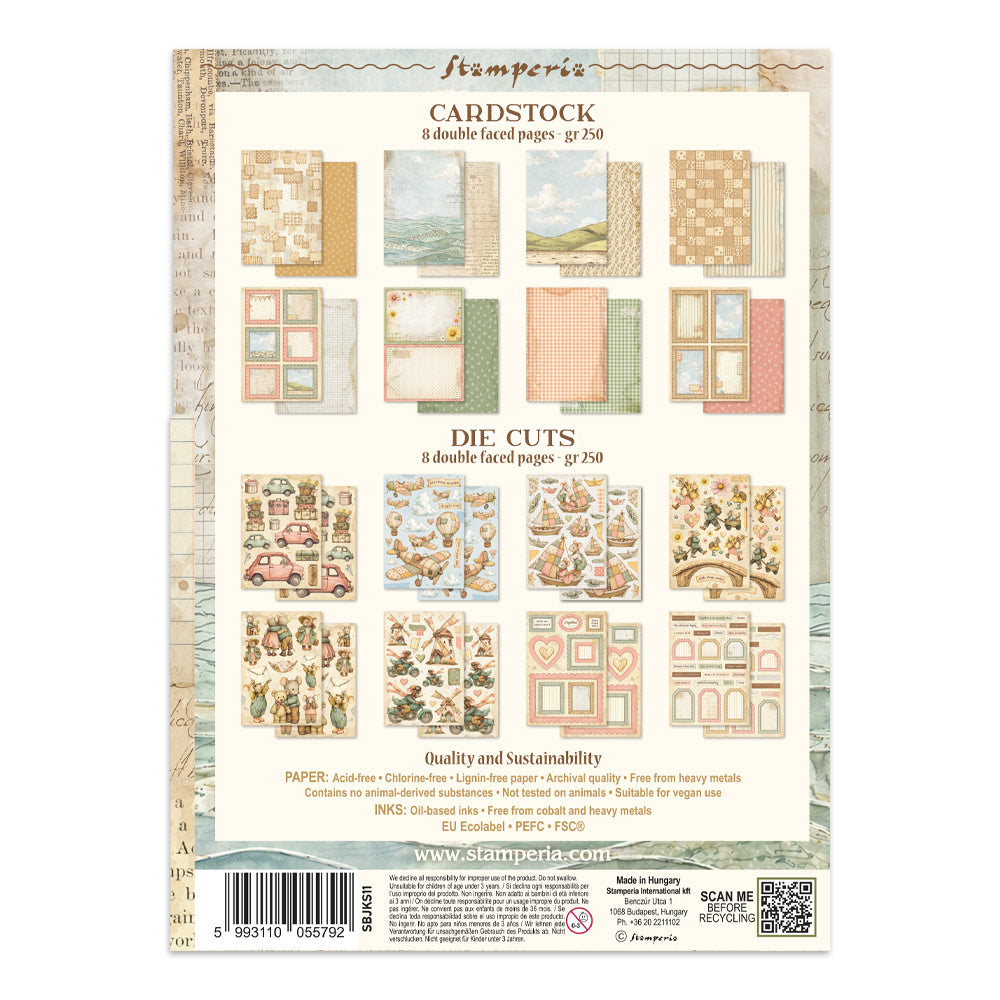 Stamperia Cozy Family Focus Points junk journal A5