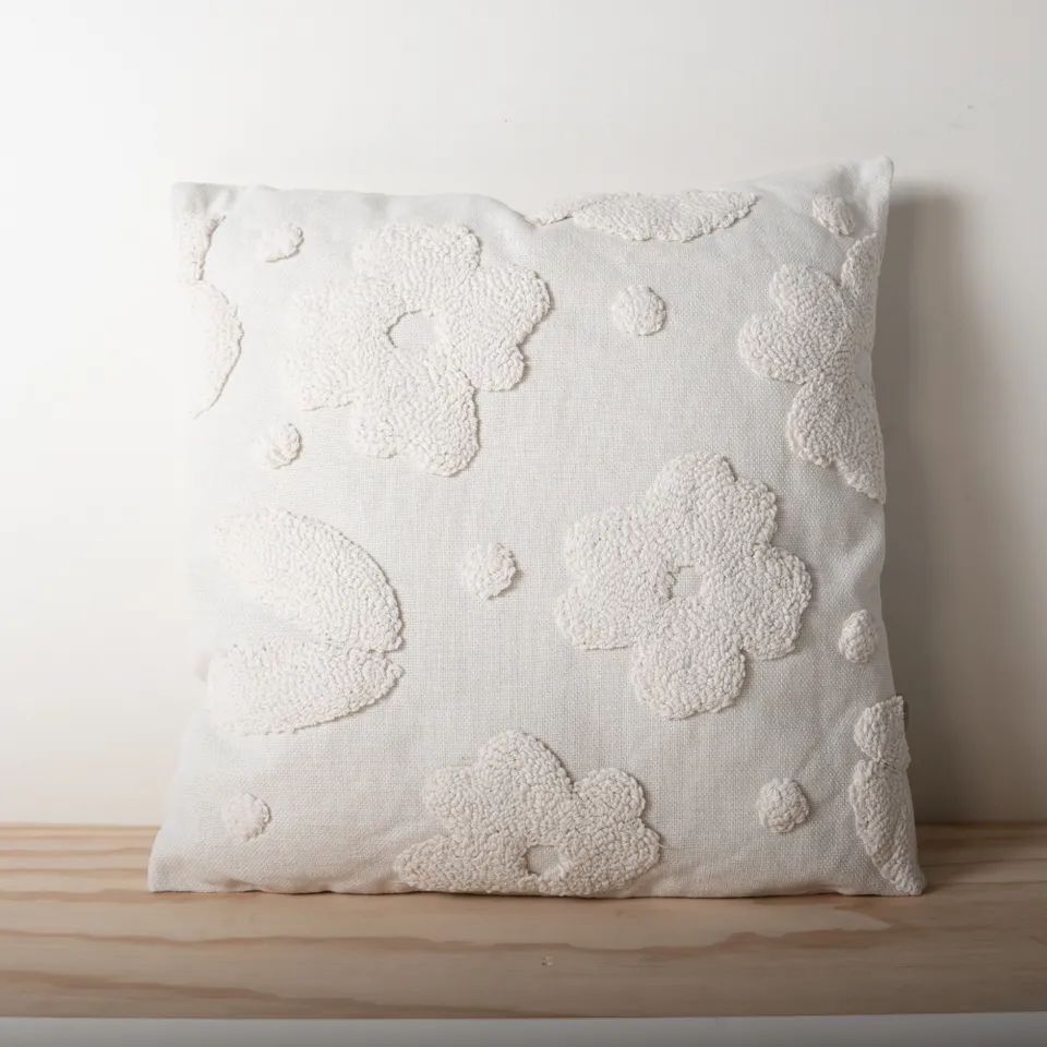 K&Co Texture pute Cream Flora 45x45 krem