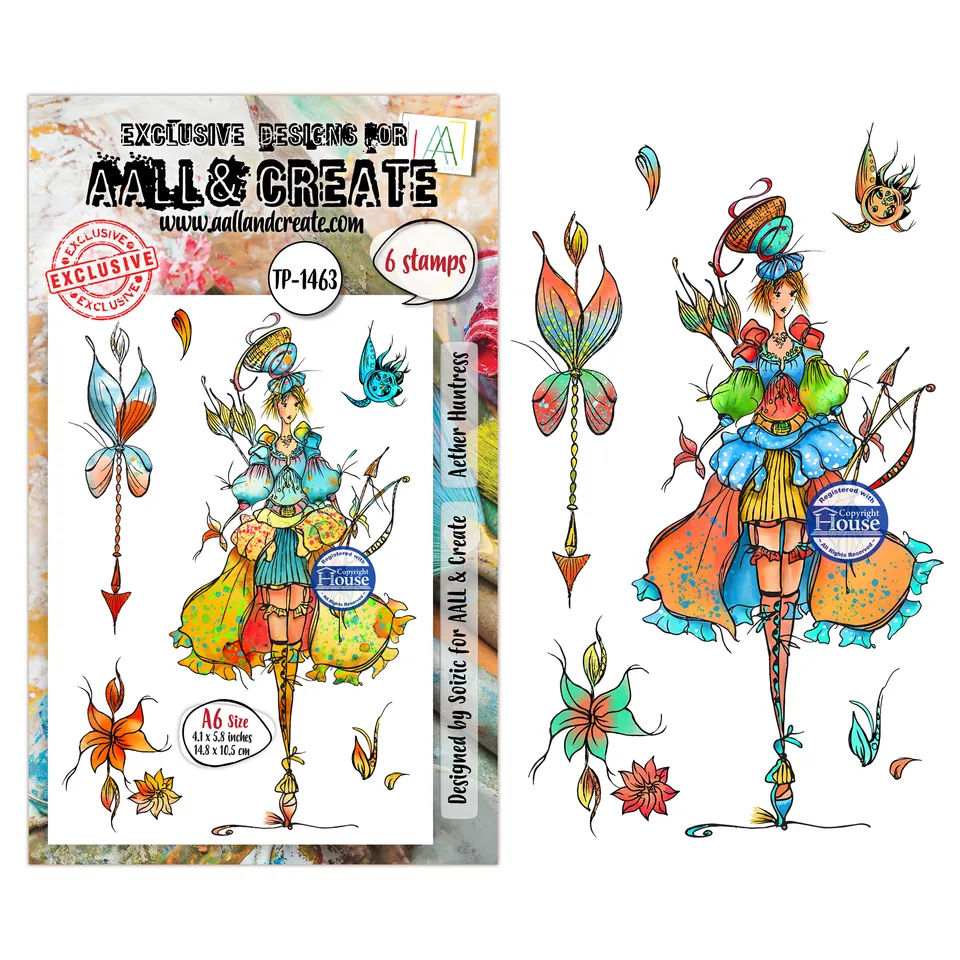 Aall and Create TP-1463 Aether Huntress stempelsett A6