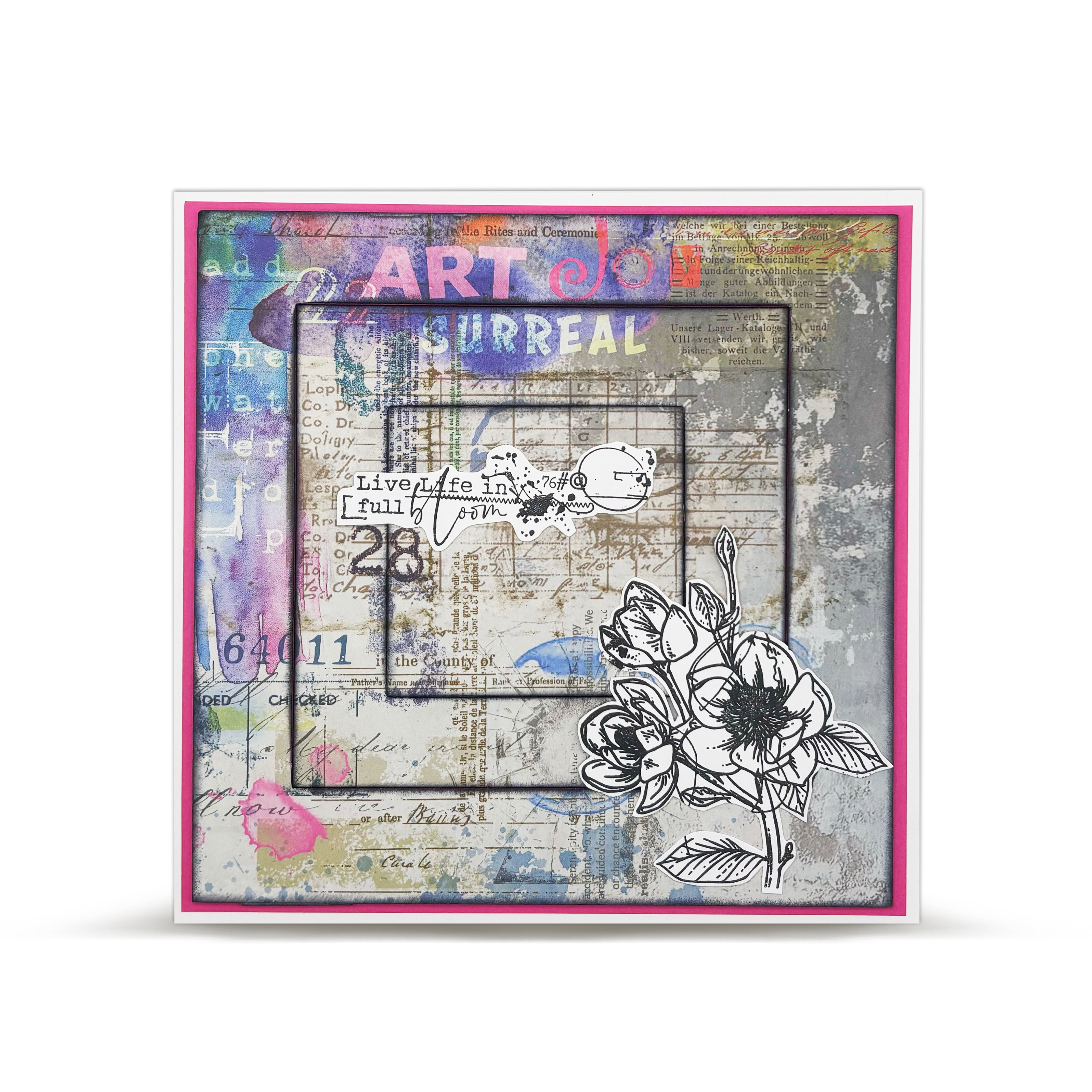 Aall and Create TP-324 stempelsett Blooming Beauty A5