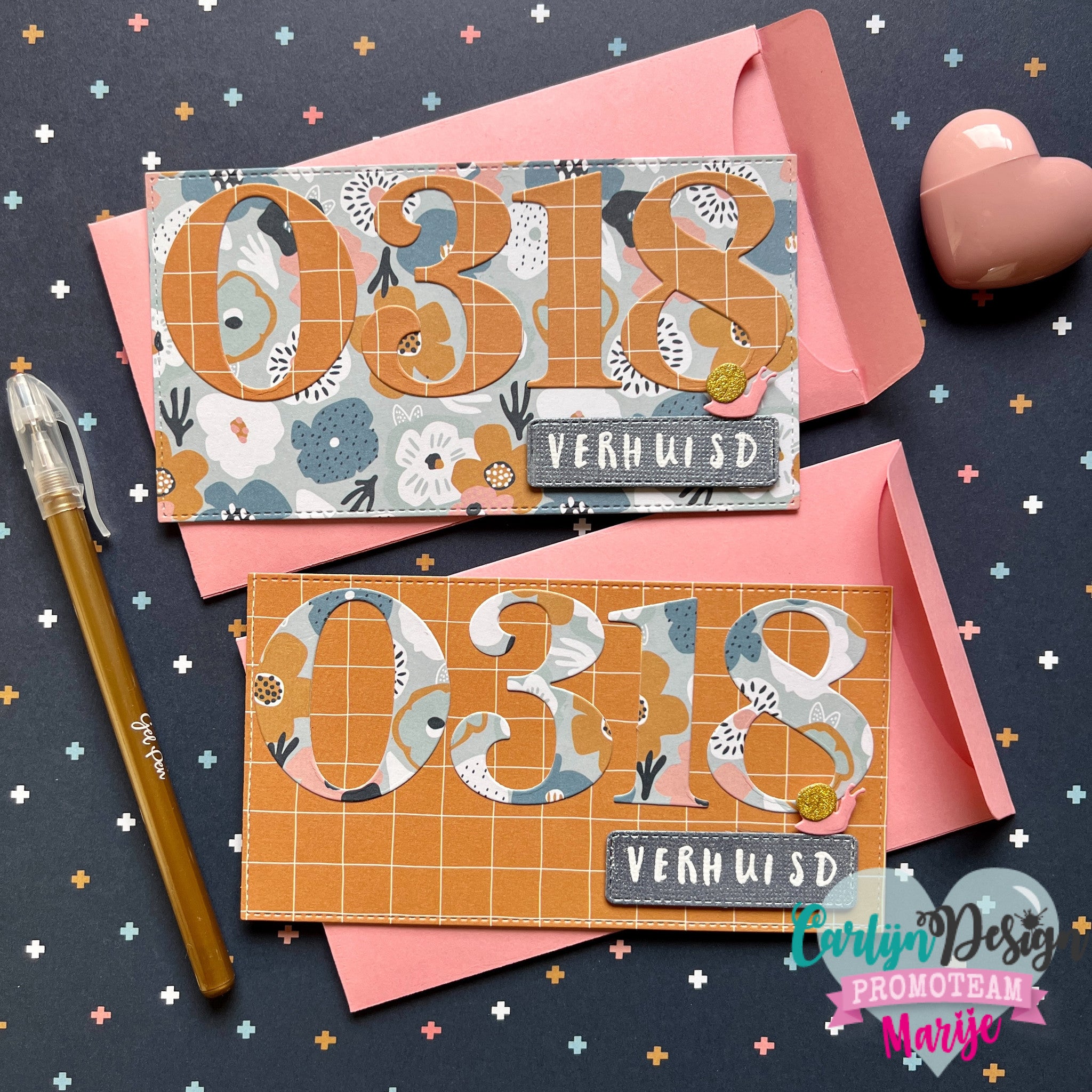 CarlijnDesign Grote cijfers XL CDSN-0215 dies 5 cm med outline