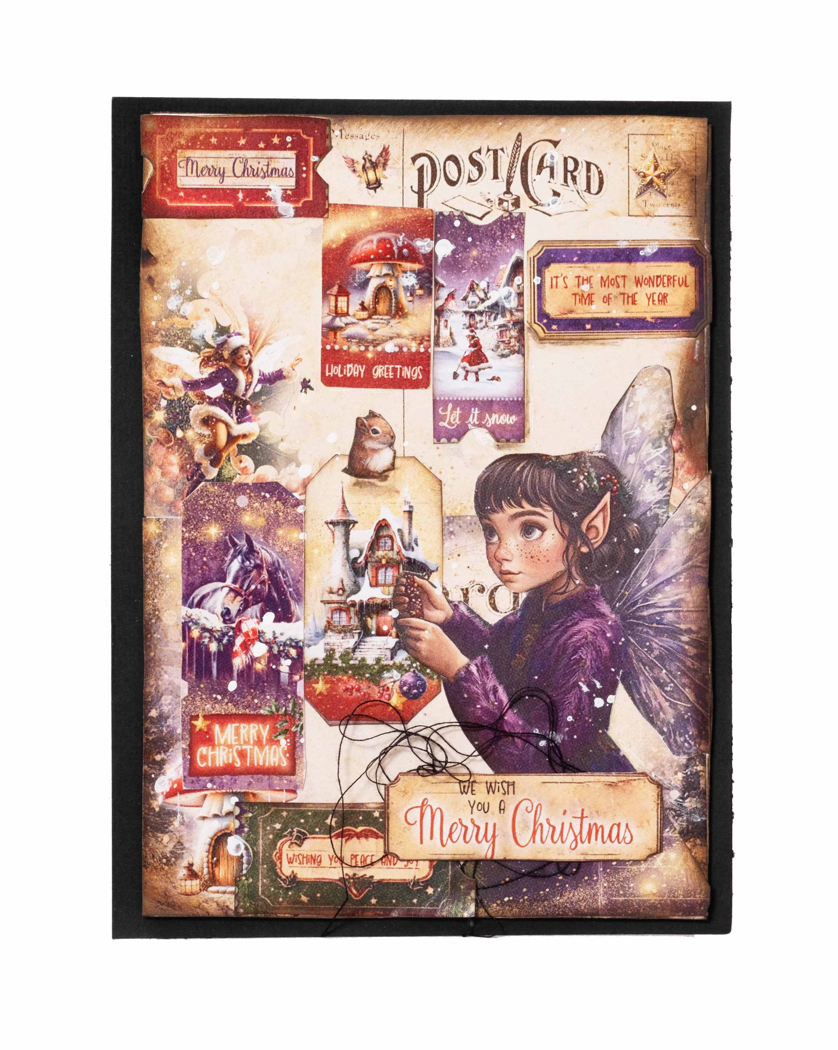 Studio Light Essentials Fairy Christmas papirblokk mini 24 ark