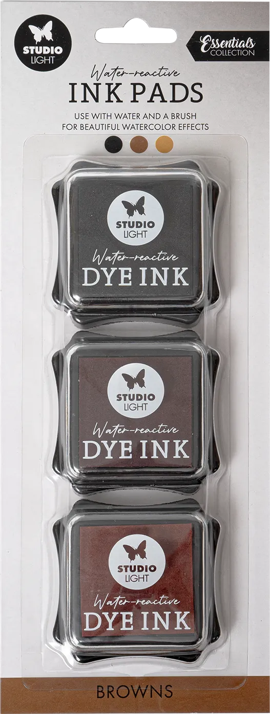 Studio Light Essentials Browns blekkputer 3-pakning brun
