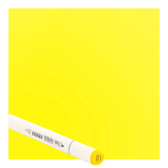 Couture Creations Twin Tip alkohol tusj yellow gul dobbel spiss