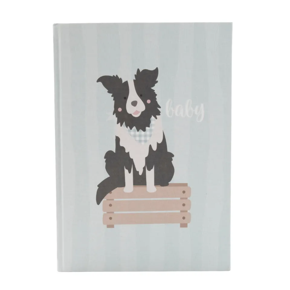 KaiserCraft Market Day Collie babyminnebok A4 52 sider