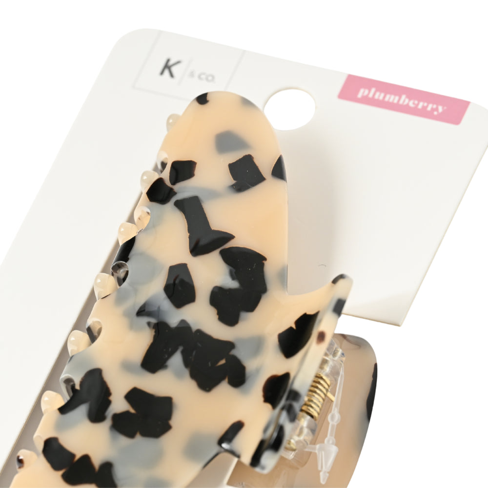 KaiserCraft Plumberry Series Acrylic Hair Claw Clip hårklype tort