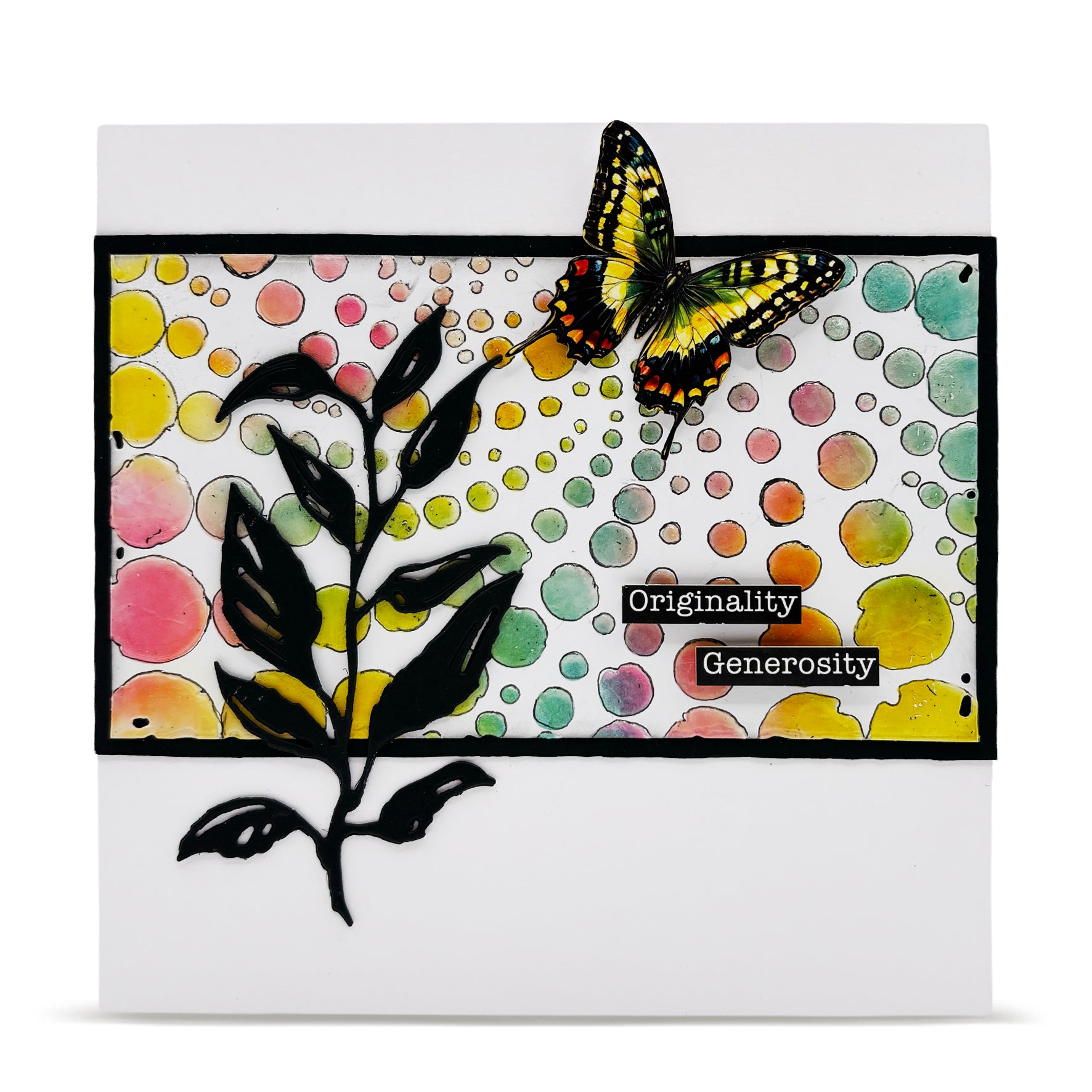 AALL & Create PC-264 Center Spin sjablong 15x15 cm