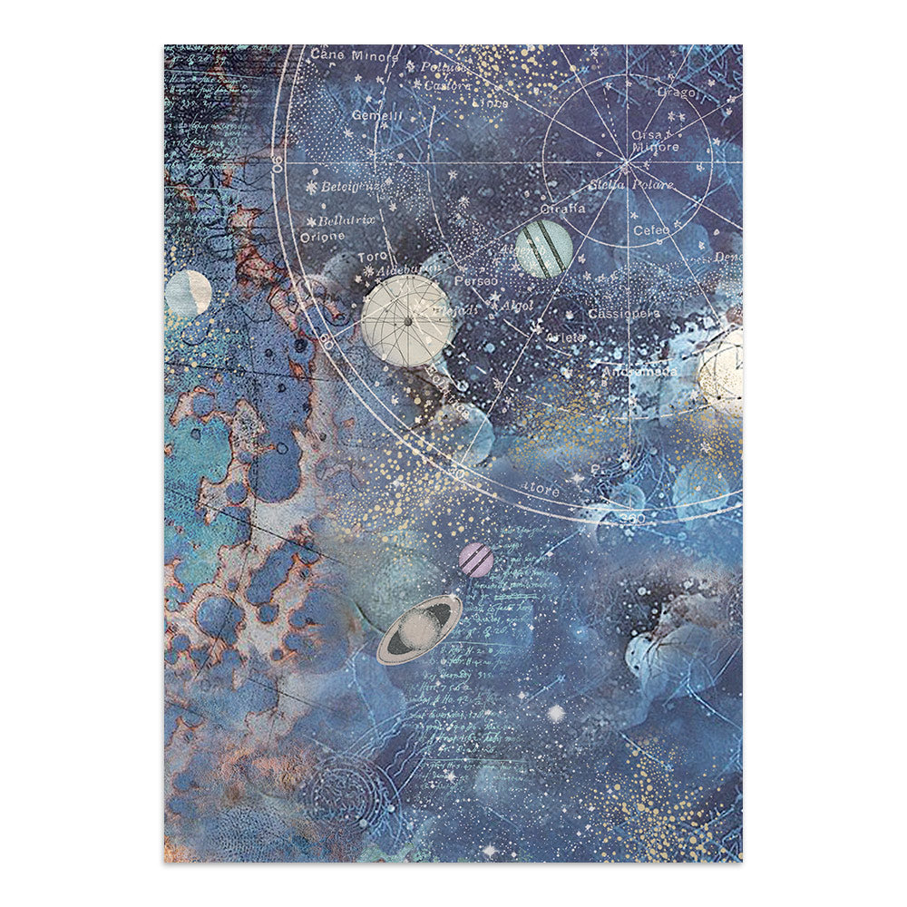 Stamperia Cosmos junk journal klistremerker bakgrunner utklipp